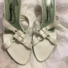 VERY GOOD CONDITION  Sigerson Morrison Belle White Mule Sandals - 7