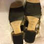 EXCELLENT CONDITION Taryn Rose Black/Gold Leather Sandals - 36.5 EU/6 US