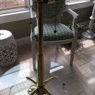 VINTAGE Tommi Parzinger for Stiffel MCM Rocket Base Brass Lamp - 31" T