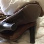 NEW Coach $498 Reiann Brown Leather Boots w/ Toggle Detail - 8M