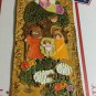 EXCELLENT COND Glazed Ceramic Hanging Wall Art/Plaque Nativity Scene - 11.25"T