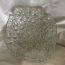 EXCELLENT CONDITION VIntage Blenko Clear Pebble-Bottom Ashtray - 8” Square
