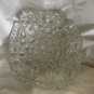 EXCELLENT CONDITION VIntage Blenko Clear Pebble-Bottom Ashtray - 8&acirc;�� Square