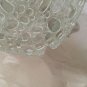 EXCELLENT CONDITION VIntage Blenko Clear Pebble-Bottom Ashtray - 8&acirc;�� Square