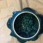 VINTAGE Italian Pottery Blue-Green Covered Bowl - 8&acirc;��W x 9&acirc;��T