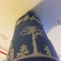 EXCELLENT CONDITION WEDGWOOD England Jasperware Blue Pitcher Mug - 5.125"T