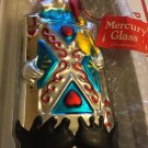 NEW Department 56 Mercury Glass Hand Blown Jack of Hearts Ornament - 9.5”T