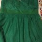 NEW Phoebe Couture $300 Green Tulle Strapless Dress w/ 1 Strap - 12 Fits 8-10