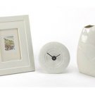 EXCELLENT CONDITION Belleek Living Collection Ivory Fine Irish Porcelain Clock