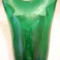EXCELLENT CONDITION VINTAGE Blenko Emerald Green Ripple Vase - 9”T