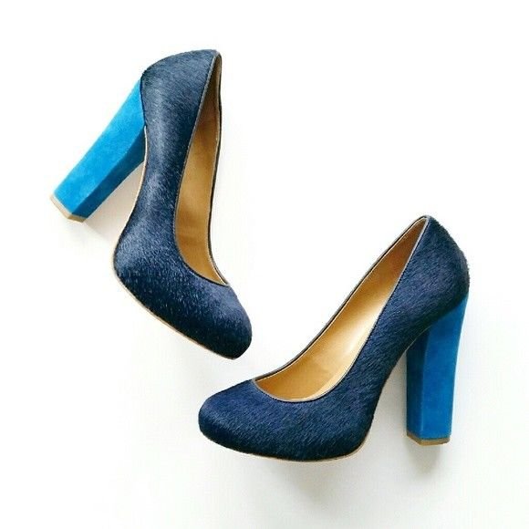 EXCELLENT CONDITION Ann Taylor "Delaney" Calf Hair Pumps - 5.5M
