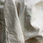 EXCELLENT COND 2 Panels Custom-Made Tonal Stripe Pleated Drapes  - 21" x 85"