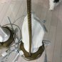 EXCELLENT CONDITION Pair of Vintage Fine Porcelain Figural Lamps on Brass Base