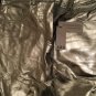 NEW ARC Women's Kaia 100% Genuine Leather Skirt in Silver Metallic - S
