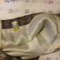 NEW Rachel Roy Gold Lurex Plaid Mini Skirt Fully Lined in Silk - 6