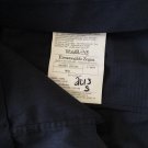 EXC COND Ermenegildo Zegna Custom Mens Inky Blue Wool Pants - 32” x 29.5”