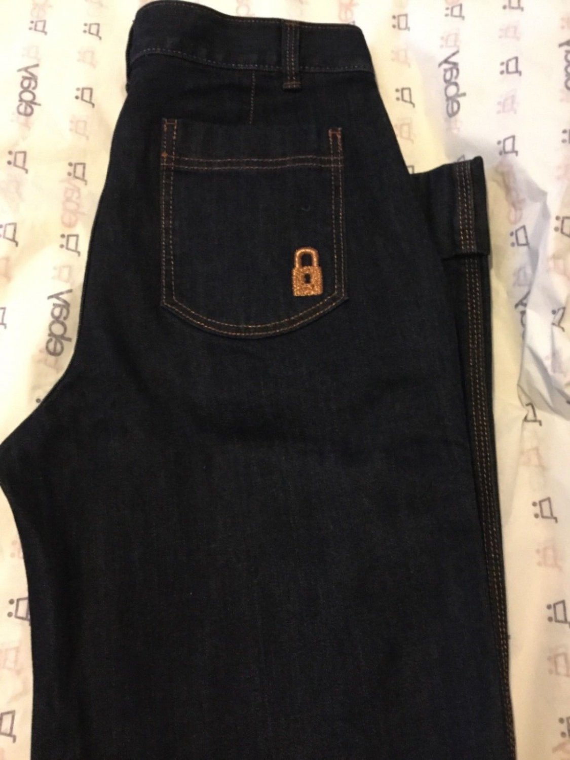 NEW Marc By Marc Jacobs Dark Wash Wide Leg Jeans - 6