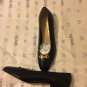 NEW Salvatore Ferragamo Women's Navy Blue Leather Slipons w/ Buckle - 7 B