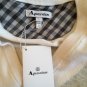 NEW Aquascutum Golf Womens 100% Cotton Argyle  Sweater - L