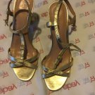 NEW J. Crew Women's Gold Open-Toe Sandals - 9.5