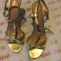 NEW J. Crew Women's Gold Open-Toe Sandals - 9.5