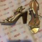 NEW J. Crew Women's Gold Open-Toe Sandals - 9.5