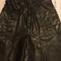 EXCELLENT COND. Bagatelle Leather Brown Gauchos - Junior 11 Waist 26.5” x 26”L