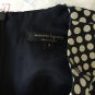 NEW Nanette Lepore Navy/White Polka Dot Silk Sleeveless Dress w/ Pockets - 4