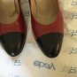EXCELLENT CONDITION Salvatore Ferragamo Black/Red Classic Pumps - 7