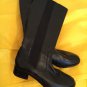 Donald J Pliner Black Leather Knee High Boots w/ Side Gussets - 6.5