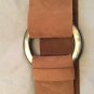 NEW De Renaudin 2.5&acirc;�� Wide Leather Belt w/ Genuine Horn Buckle - L (36)