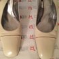 Bruno Magli Beige Leather Slingbacks - 11.5 AA