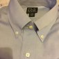 NEW Jos. A. Bank Men's Traveler Collection Button-Down Collar Shirt Blue - 17/34
