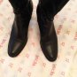 EXCELLENT CONDITION Bruno Magli Black Leather Zip Up Boots - 6.5