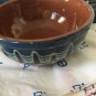 Set of 4 Glazed Marbled Red Clay Pottery Serving Bowls - 5.25&acirc;��W x 2.25&acirc;��T