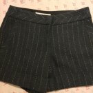 NEW Trina Turk Wool Blend Fully Lined Pinstriped Shorts - 2