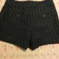 NEW Trina Turk Wool Blend Fully Lined Pinstriped Shorts - 2