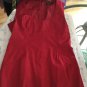NEW Flavio Castellani Red Bodycon Sleeveless Cocktail Dress - 46