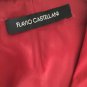 NEW Flavio Castellani Red Bodycon Sleeveless Cocktail Dress - 46