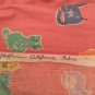 3 PIECES Hoffman California Cotton Fabric Pastel Cats on Pink Background - 292”