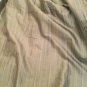 Pair Custom-Made Striated Silk Pleated Drapes - 21”T x 50”B x 86”L