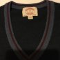 NEW Brooks Brothers 100% Merino Wool V-Neck Sweater - M