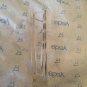 EXCELLENT COND VINTAGE Art Deco Asymmetric Crystal Vase w/ Gold Illustration