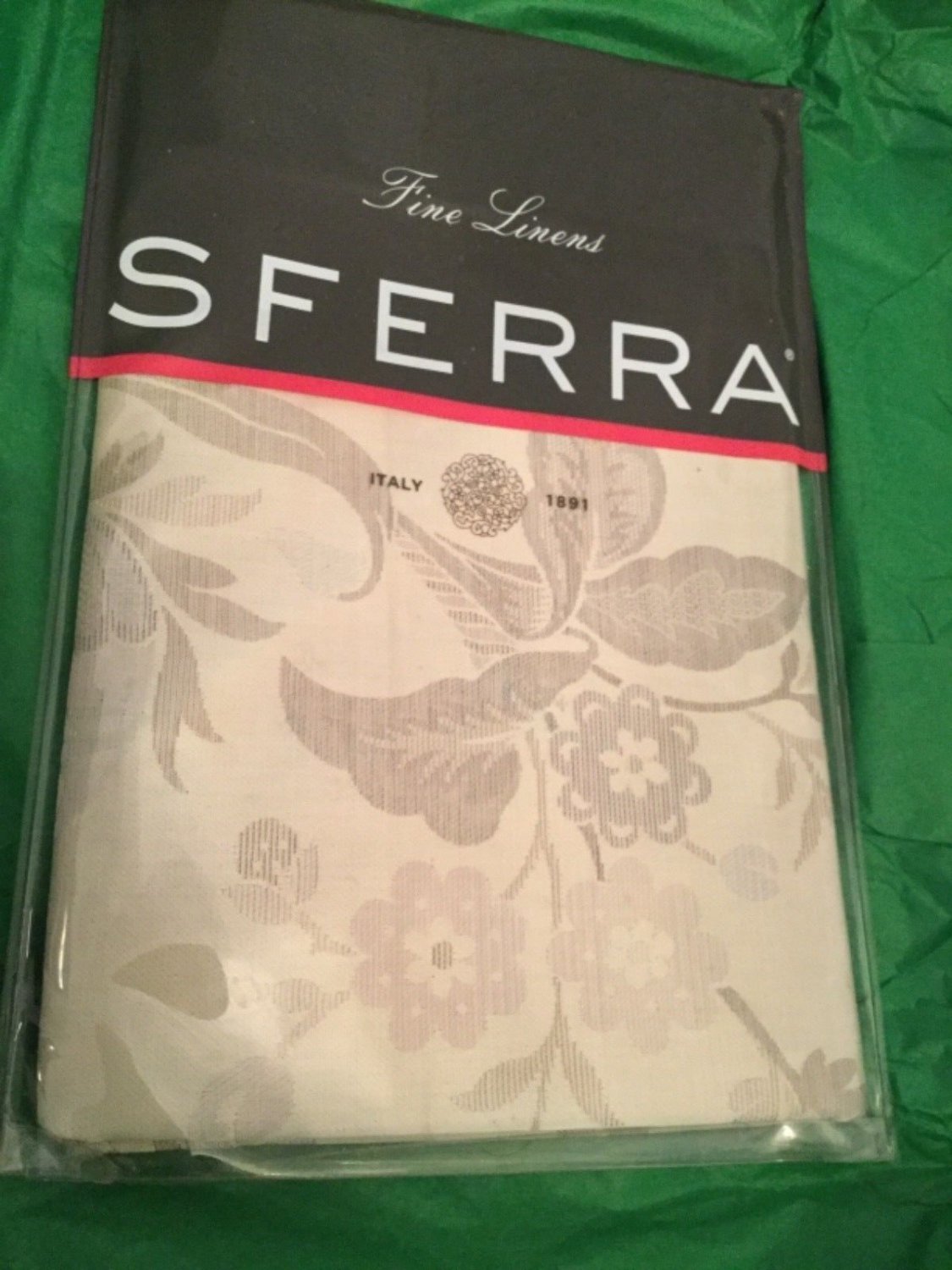 NEW SFERRA Sonya 3275 Cotton Dyed Jacquard Standard Pillow Sham 21” x 26”