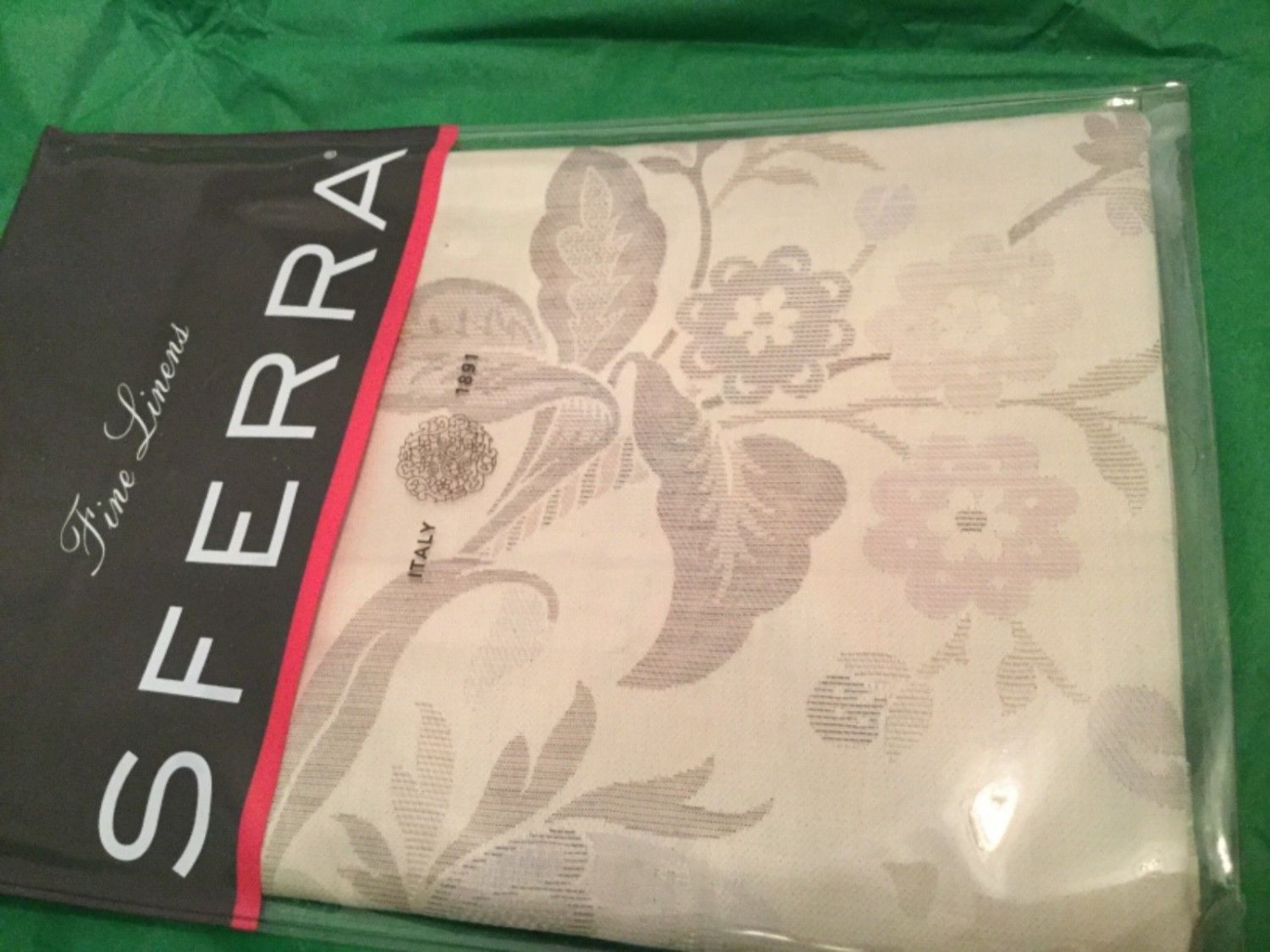 NEW SFERRA Sonya 3275 Cotton Dyed Jacquard Standard Pillow Sham - 21” x 26”