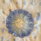EXCELLENT CONDITION Sydenstricker Lacy Pattern Fused Art Glass Bowl #2- 6.75"