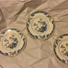 VINTAGE Set of 3 W H Grindley Chelsea Ivory Richmond Bread Plates - 7”