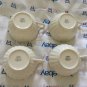 EXCELLENT CONDITION 4 Antique Spode Chelsea Wicker [c. 1890 England) Teacups
