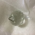 Vintage Crystal Ball for Chandelier - 3.75" Circumference x 1.75"T