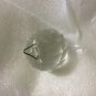 Vintage Crystal Ball for Chandelier - 3.75" Circumference x 1.75"T